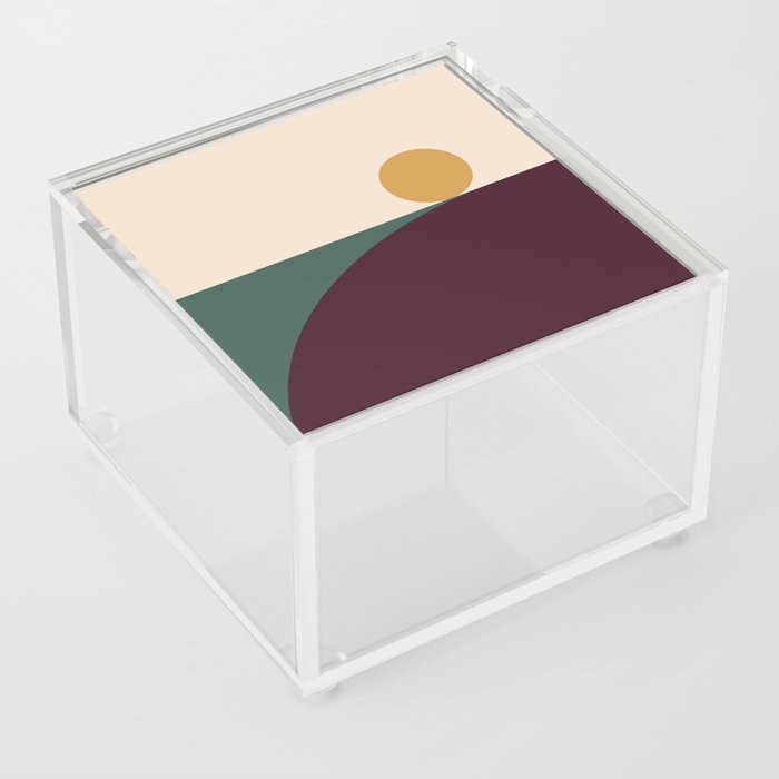 Simplistic Landscape IX Acrylic Box