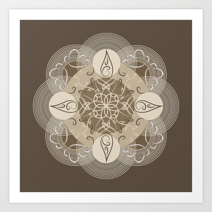 Elemental Mandala Art Print