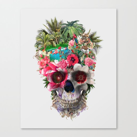 Summer Skull IV Canvas Print
