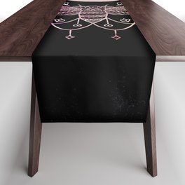 Moon and Moth Table Runner