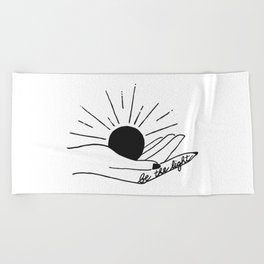 Be The Light Beach Towel