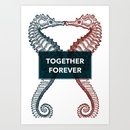 Together Forever Art Print