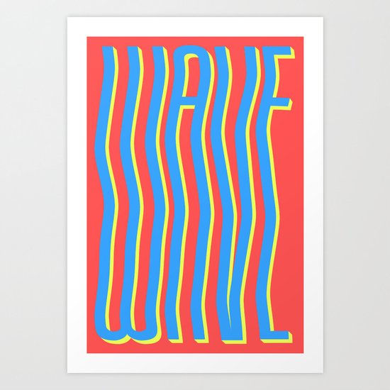 The Wave Art Print