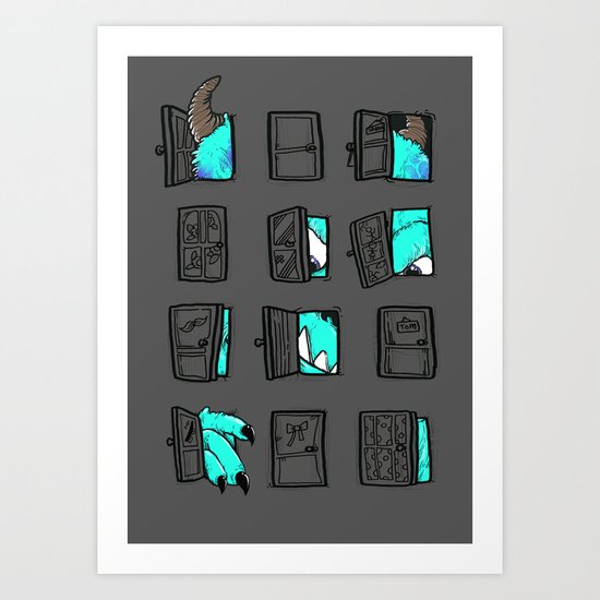 He's Coming! Art Print