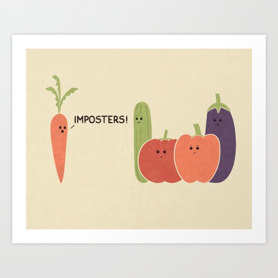 Imposters Art Print