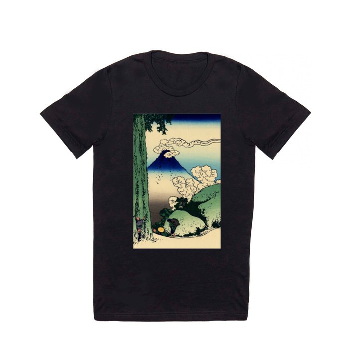 Hokusai (1760–1849) "Mishima Pass in Kai Province" T Shirt