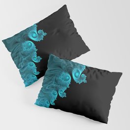 Black Ice - Fractal Art Pillow Sham