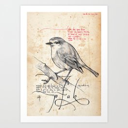 Bird 02 Art Print