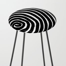 Contemporary Art. Minimal Drawing.  Counter Stool