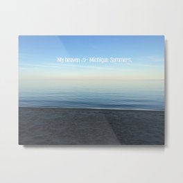 Michigan Summers Metal Print | Photo, Color, Digital, Water, Michigansummers, Lakemichigan, Sand, Myheaven, Muskegonmi, Peremarquette 