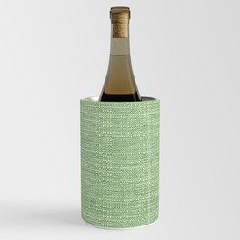 Sage Green Heritage Hand Woven Cloth Wine Chiller