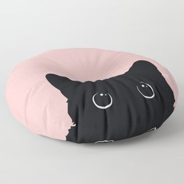 Black Cat Floor Pillow