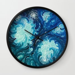 Blue Magic Wall Clock