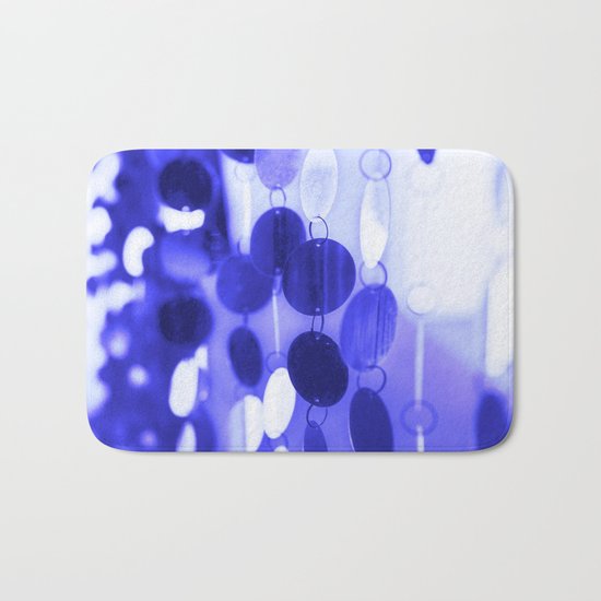GLAM CIRCLES #Blue #2 Bath Mat