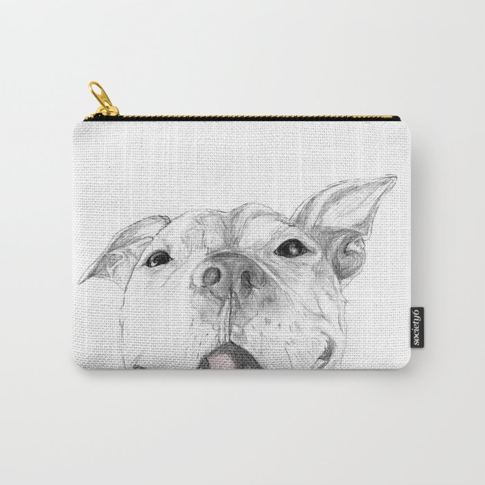 Whaddup :: A Pit Bull Smile Carry-All Pouch