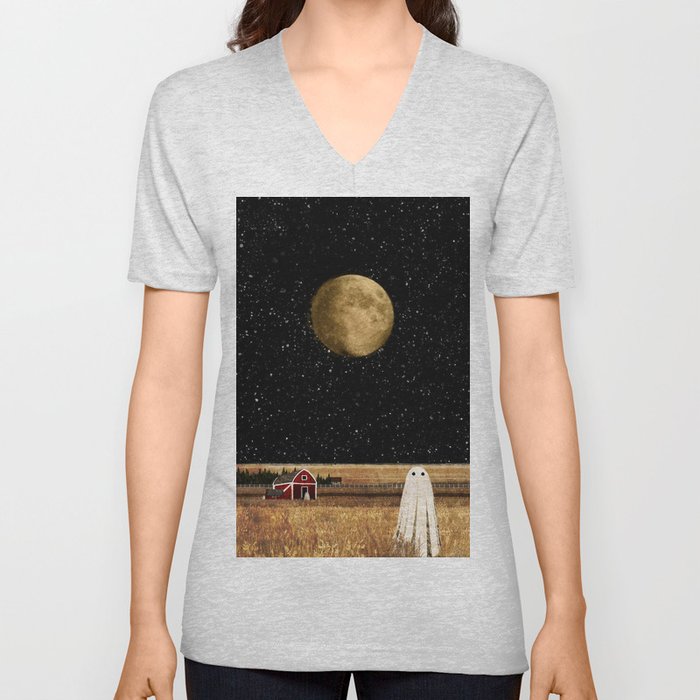 Harvest Moon V Neck T Shirt