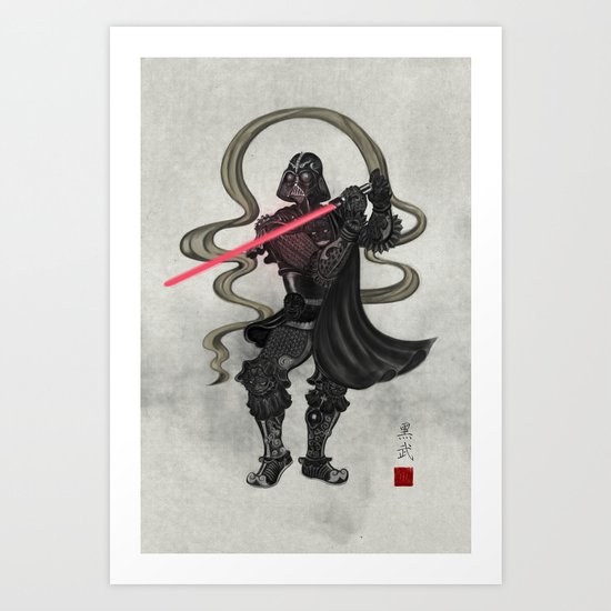 Darth Samurai Art Print