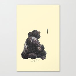 Gorilla Groan Canvas Print