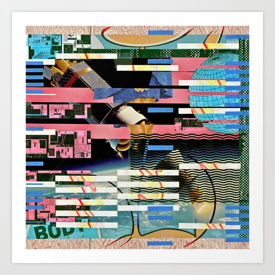 BLUE BALLS (Space is the Place) Art Print