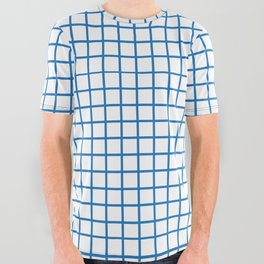 Squared Paper All Over Graphic Tee