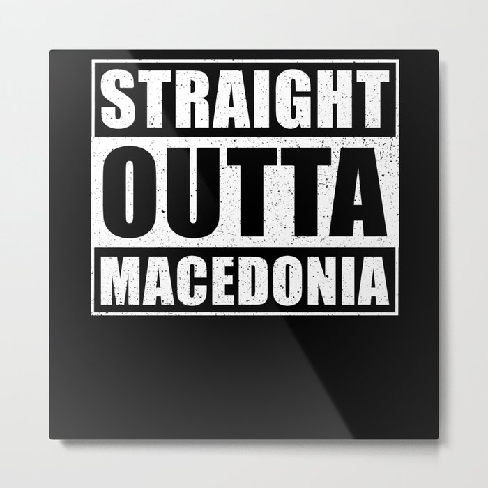 Straight Outta The Netherlands Metal Print
