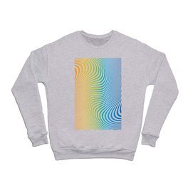 Twisty Stripes in Rainbow Colors. Crewneck Sweatshirt