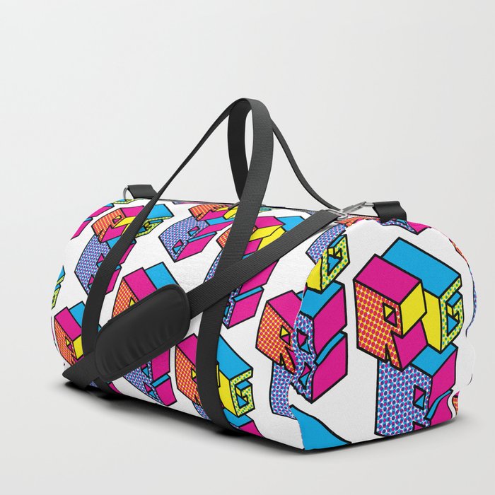 RGB (Convert to CMYK) Repeat Pattern Duffle Bag