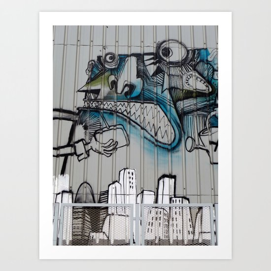 The man who rules BCN Art Print