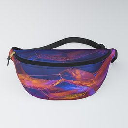 Fire Bubbles Fanny Pack | Wonder, Macro, Darkblue, Landscape, Firered, Digital, Panoramic, Photo, Otherworldy, Color 