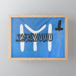 Kayi Tribal Symbol and Shahadah Framed Mini Art Print