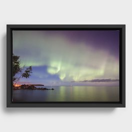 Northern Lights Framed Canvas