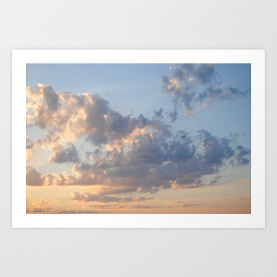Florida Clouds Art Print