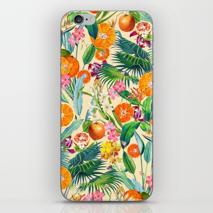 Tropical Orange Garden II iPhone Skin