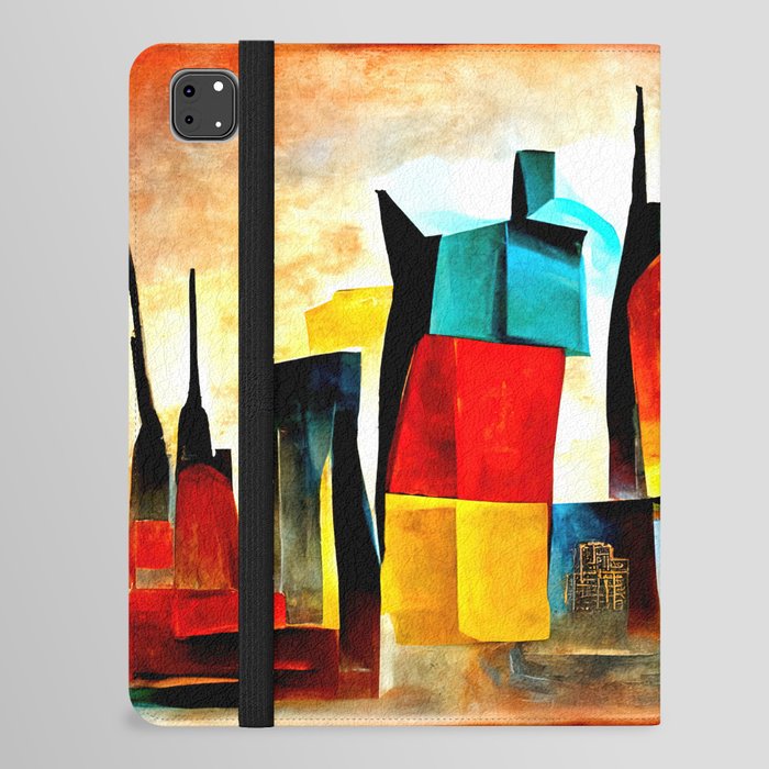 Abstract City iPad Folio Case