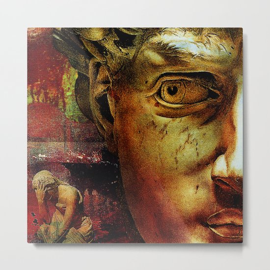 The last minutes Pompeii time ( Part 2 ) Metal Print