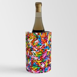 Rainbow Sprinkles Sweet Candy Colorful Wine Chiller