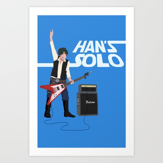 Han's Solo Art Print
