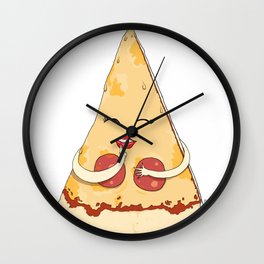 Sexy Pizza Wall Clock