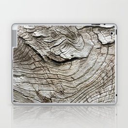 Old wood grain texture. Laptop Skin