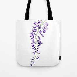 Wisteria - Lone Floral Tote Bag