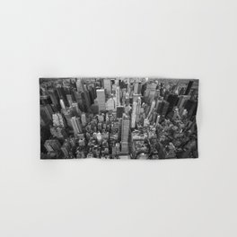 New York City black and white Hand & Bath Towel