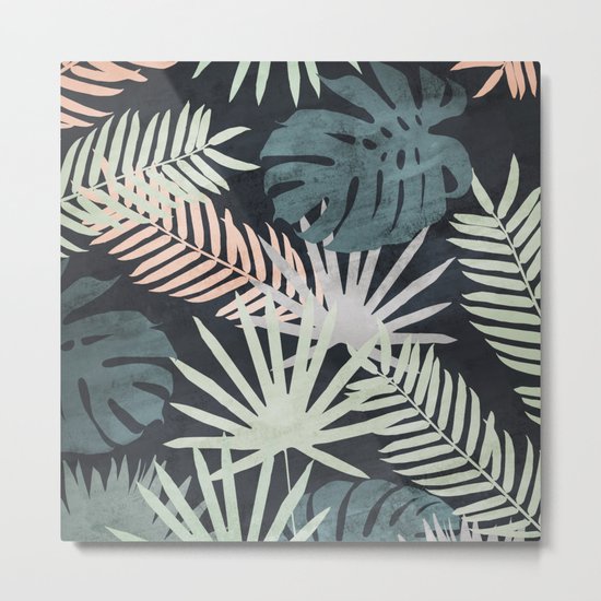 Tropicalia Night Metal Print