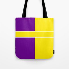 TEAM COLOR 6....Yellow,purple Tote Bag
