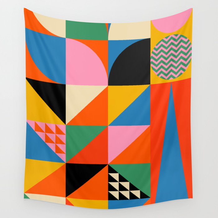 Geometric tapestry best sale