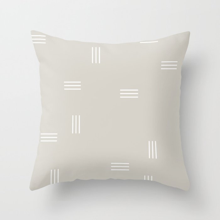 lines Throw Pillow | Drawing, Illustration, Digital, Minimal, Pattern, Block-print