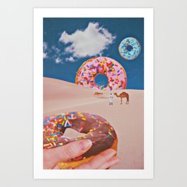 The Sahara Dessert Art Print