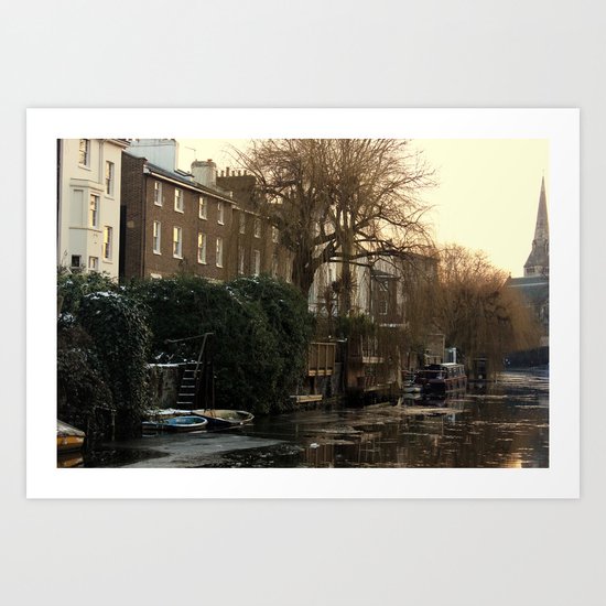 Sunset In Camden Art Print