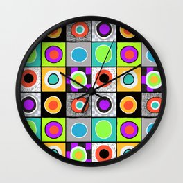 RONDO | Abstract Expressionist Geometric Wall Clock