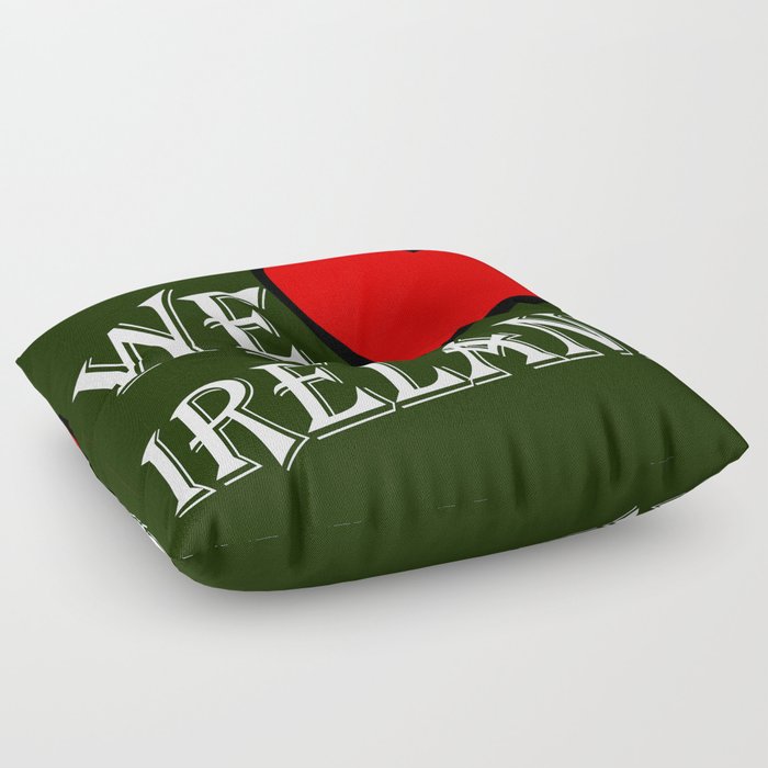 We Heart Ireland wt Floor Pillow