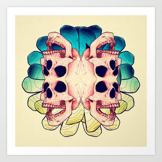 The Human Virus Art Print